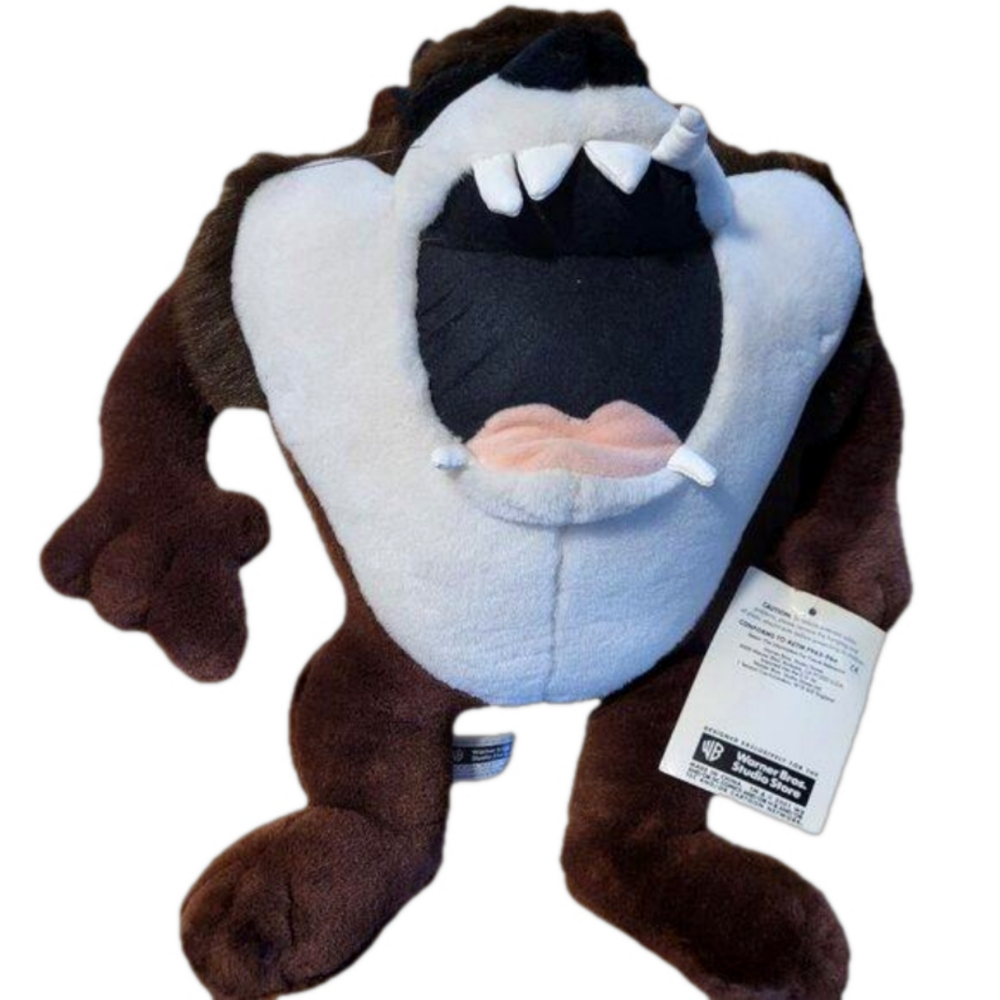 Vintage "Taz" Tasmanian Devil Plush Collectible, NWT